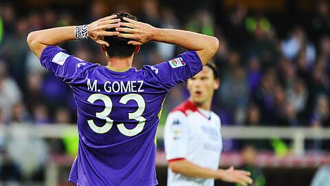 Florenz-Stürmer Mario Gomez hofft auf ein Fußball-Wunder gegen den FC Sevilla.