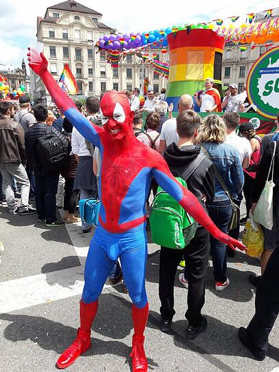 München ist bunt - gerade an diesem Tag