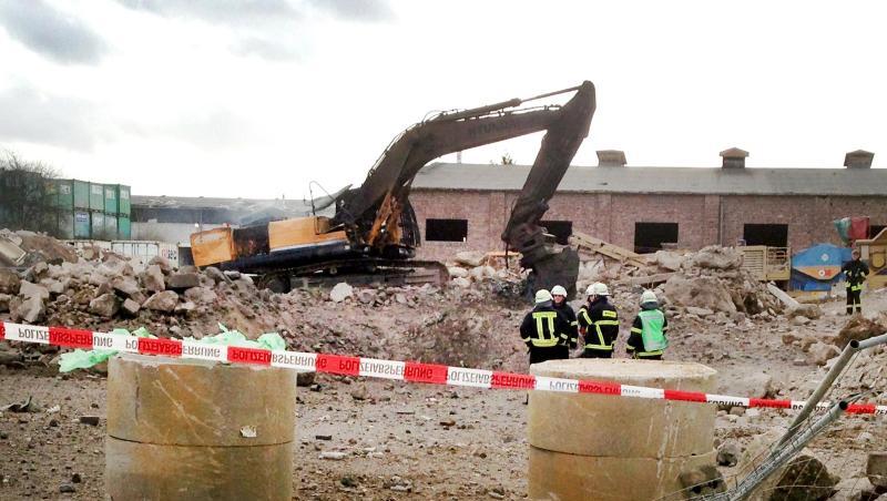 Bei Baggerarbeiten in Euskirchen war 2014 ein Blindgänger explodiert. Bei Baggerarbeiten in Euskirchen war 2014 ein Blindgänger explodiert.