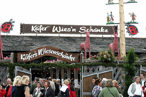Das Original: Käfers Wiesn-Schänke ist das edelste Zelt auf dem Oktoberfest.