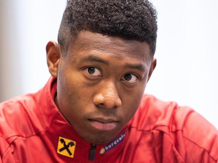 David Alaba schaut in die Kamera. Foto: Georg Hochmuth/Archivbild