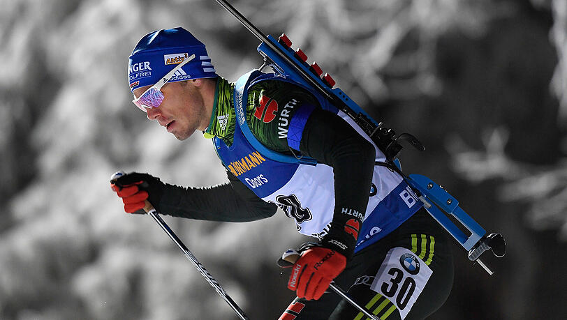 Der deutsche Biathlet Simon Sempp belegt beim 20-Kilometer-Einzel in Östersund den 16. Platz. Der deutsche Biathlet Simon Sempp belegt beim 20-Kilometer-Einzel in Östersund den 16. Platz.