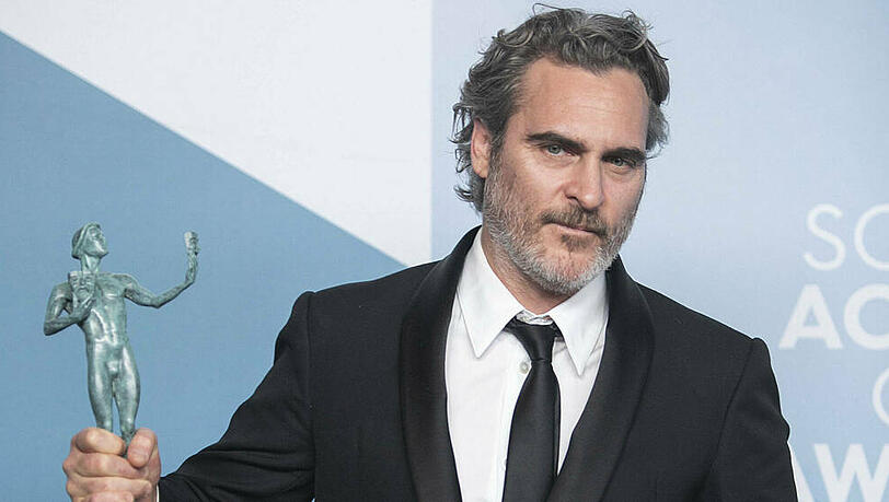 Joaquin Phoenix gewann im Januar einen SAG Award für seine Rolle als "Joker". Joaquin Phoenix gewann im Januar einen SAG Award für seine Rolle als "Joker".