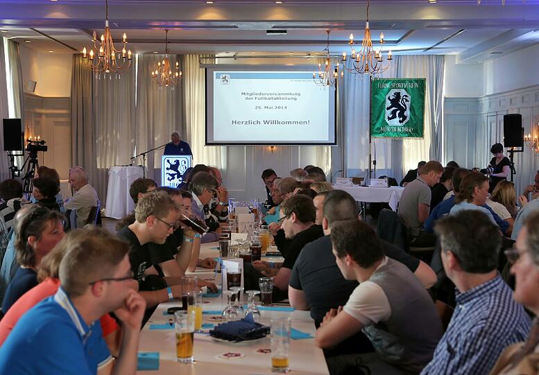 Mitgliederversammlung der Fussballabteilung des TSV 1860 München im Pschorr.