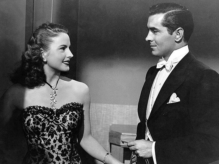 Coleen Gray und Tyrone Power Jr. in "Der Scharlatan"