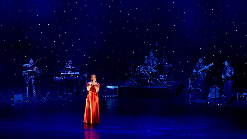 Romantisch wird es bei z.B. "My heart will go on".