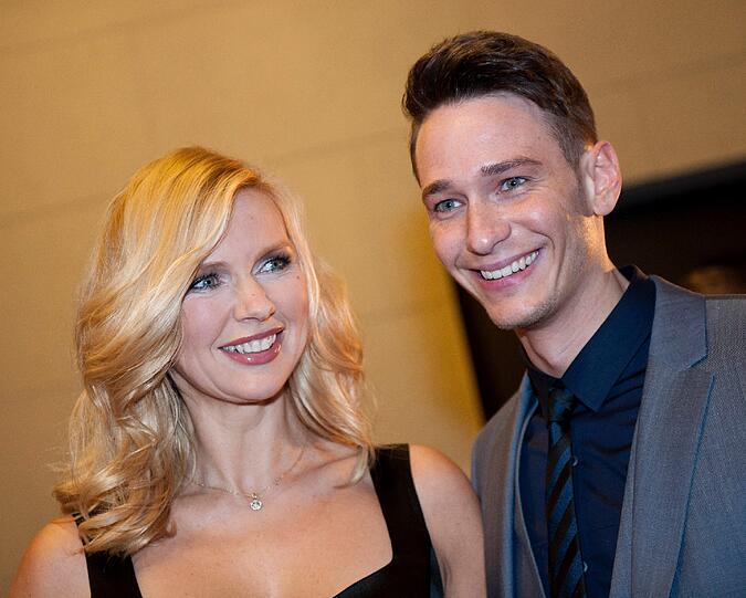 Schauspielerin Veronica Ferres und Schauspieler Vladimir Burlakov