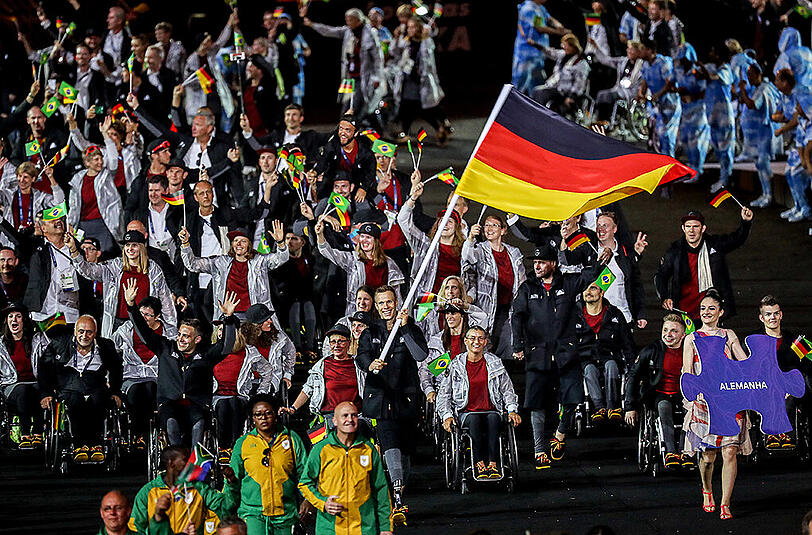 Die Bilder der emotionalen Eröffnungsfeier der paralympischen Spiele in Rio.