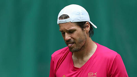 Tommy Haas scheidet beim Turnier in Halle/Westfalen bereits in der ersten Runde aus.