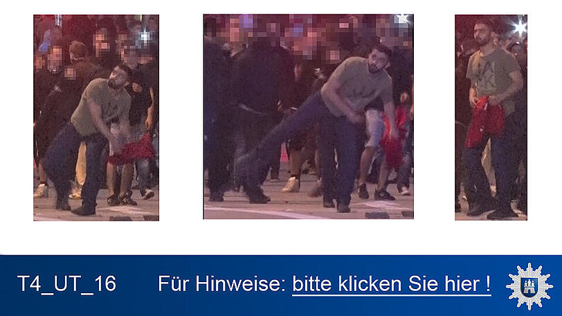 Nach diesen Personen wird öffentlich gefahndet. Die Polizei in Hamburg wird erreicht unter 040/4286-76543.