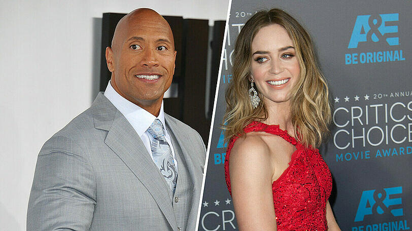 Dwayne Johnson und Emily Blunt werden zu einem übersinnlichen Superhelden-Ehepaar
