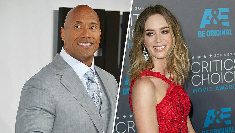 Dwayne Johnson und Emily Blunt werden zu einem übersinnlichen Superhelden-Ehepaar Dwayne Johnson und Emily Blunt werden zu einem übersinnlichen Superhelden-Ehepaar