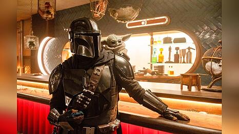 Auf Disney+ bereits in einer Serie h&ouml;chst erfolgreich: "The Mandalorian" mit Grogu.