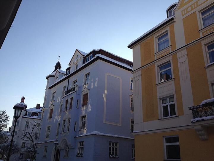 Die Johann-von-Werth-Straße in Neuhausen besteht nur aus schönen Jugendstilhäusern!