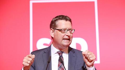 Thorsten Schäfer-Gümbel Mitte Juni bei einer SPD-Konferenz in Thüringen.