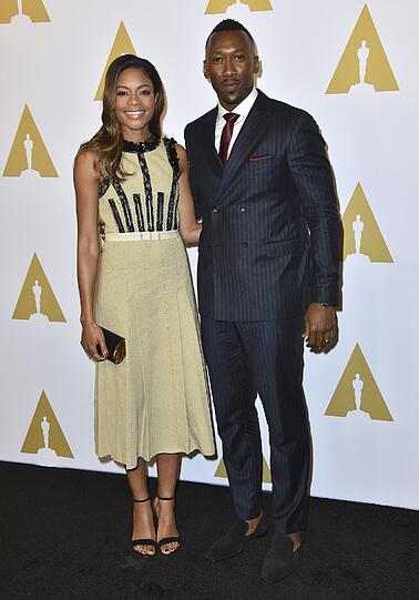 Mahershala Ali und die US-amerikanische Schauspielerin Naomie Harris