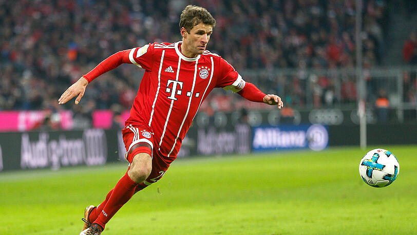 Gab gegen Hannover sein Comeback: Bayern-Angreifer Thomas Müller. Gab gegen Hannover sein Comeback: Bayern-Angreifer Thomas Müller.