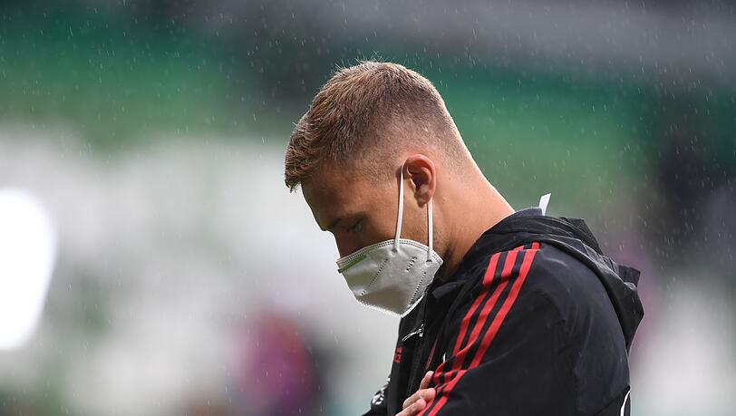 Bayern-Star Joshua Kimmich hatte sich zuletzt mit Corona infiziert. Aktuell hat er noch mit den Folgen zu kämpfen.