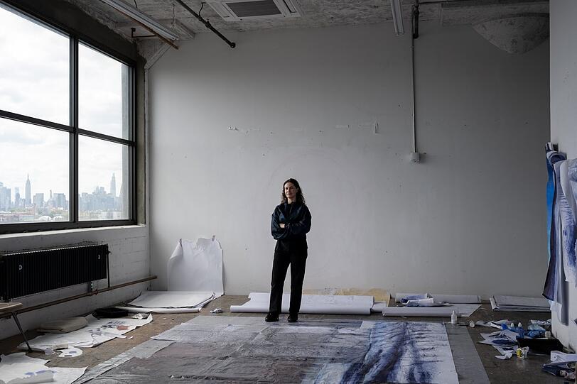Maria VMier in ihrem Atelier.