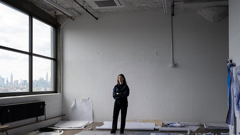 Maria VMier in ihrem Atelier.