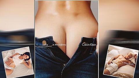Hallöchen Popöchen! Bei der neuen Frühlingskampagne von Calvin Klein wird sogar das Bauarbeiter-Dekolleté salonfähig. Nach Angaben des Modelabels gehört diese atemberaubende Rückenansicht jedoch nicht dem Model Kendall Jenner, sondern einem unbekannten Body-Model. Mehr von Kendall Jenner, Justin Bieber und weiteren Stars sehen Sie hier.