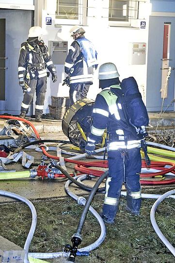 Bei einem Brand in einer Doppelhaushälfte in Haar entstand ein erheblicher Sachschaden.
