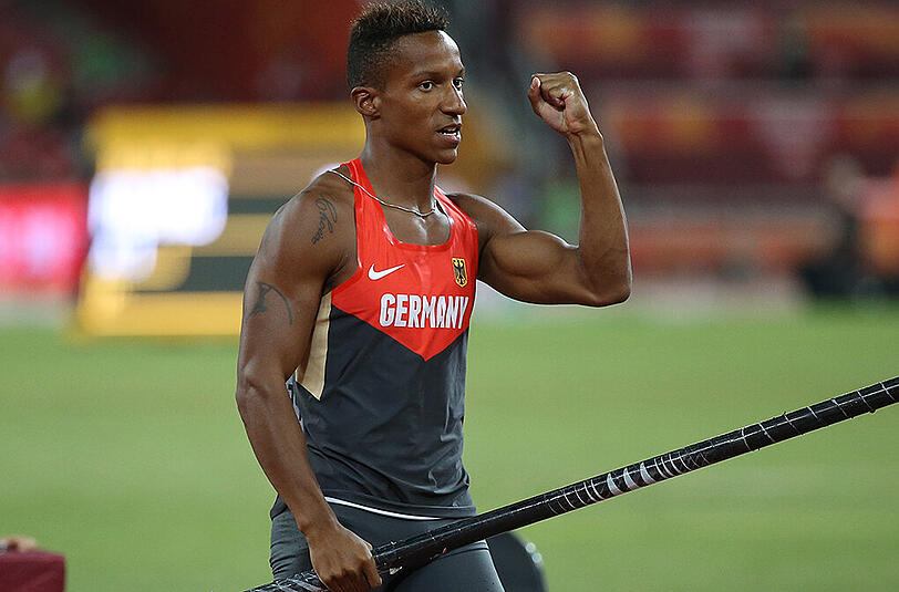 Sein bisher größter Erfolg ist der Gewinn der Goldmedaille bei den Weltmeisterschaften 2013 in Moskau: Raphael Holzdeppe.