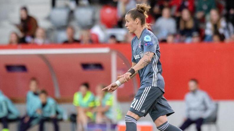 Bayern-Spielerin Simone Laudehr. Foto: Matthias Balk/dpa/Archivbild