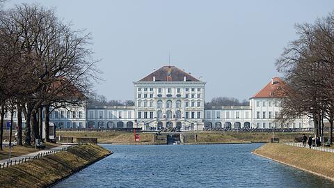 Außenansicht des Schloß Nymphenburg, dem einstigen Sommersitz der Wittelsbacher.