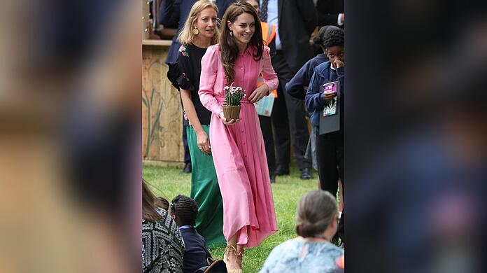 Prinzessin Kate während ihres Besuchs bei der Chelsea Flower Show.