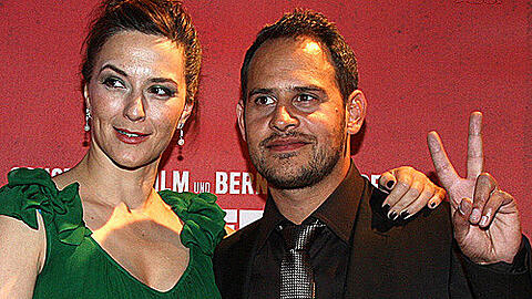 Rote-Teppich-Fraktion: Martina Gedeck und Moritz Bleibtreu bei der Premiere des "Baader Meinhof Komplex" im Mathäser Kino.