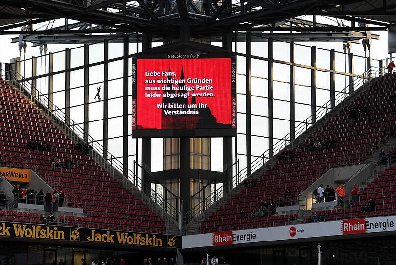 Das Bundesliga-Spiel zwischen dem 1. FC Köln und Mainz 05 musste am Samstag nach dem Selbstmordversuch des angesetzten Schiedsrichters Babak Rafati abgesagt werden.