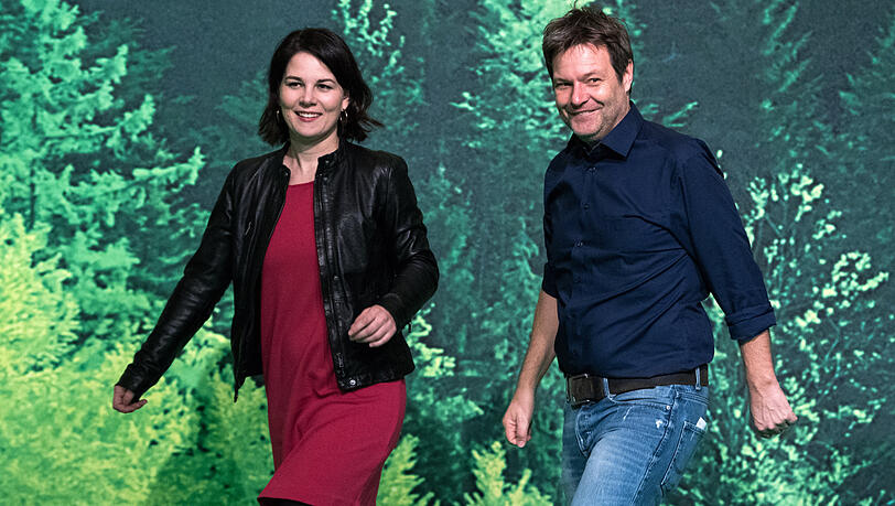 Annalena Baerbock und Robert Habeck. Annalena Baerbock und Robert Habeck.