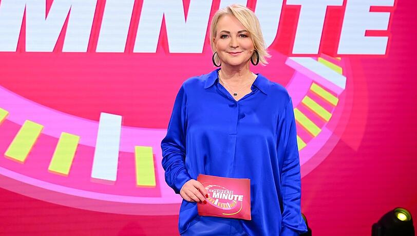 Ulla Kock am Brink führt wieder durch die Spielshow "Die perfekte Minute".