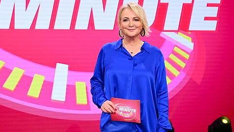 Ulla Kock am Brink führt wieder durch die Spielshow "Die perfekte Minute".