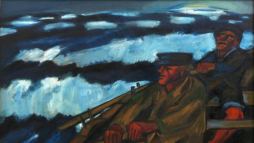 Max Pechsteins „Fischer im Boot“ von 1923.