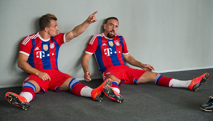 Bilder vom offiziellen Fototermin der Bayern.