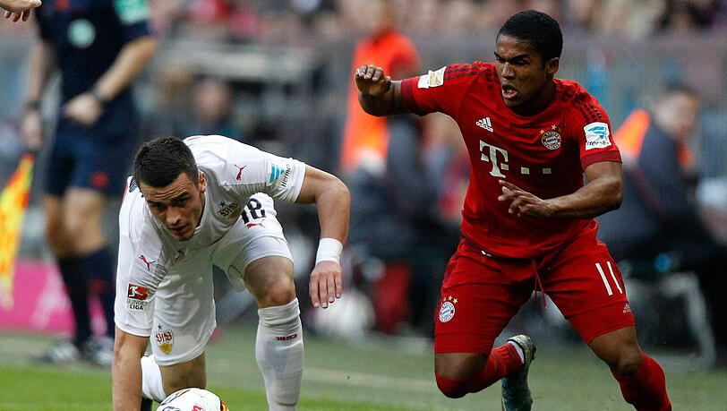 Der Brasilianer Douglas Costa konnte bisher auf dem Flügel der Bayern überzeugen - gegen die Hertha fällt er aber aus. Der Brasilianer Douglas Costa konnte bisher auf dem Flügel der Bayern überzeugen - gegen die Hertha fällt er aber aus.
