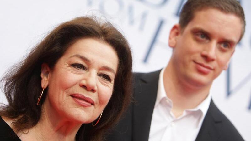 Hannelore Elsner und ihr Sohn Dominik.