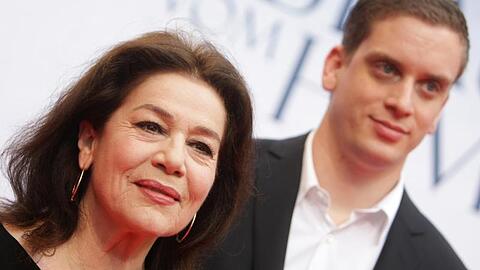 Hannelore Elsner und ihr Sohn Dominik.