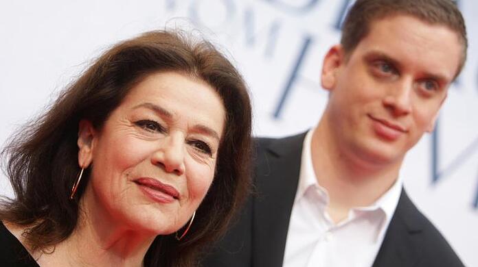 Hannelore Elsner und ihr Sohn Dominik.