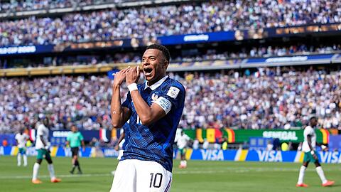 Der Topstar unter den vielen Stars der Franzosen: Kylian Mbapp&eacute;.