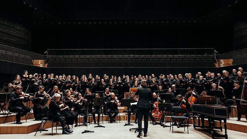 Der Münchener Bach-Chor unter Johanna Soller. Der Münchener Bach-Chor unter Johanna Soller.