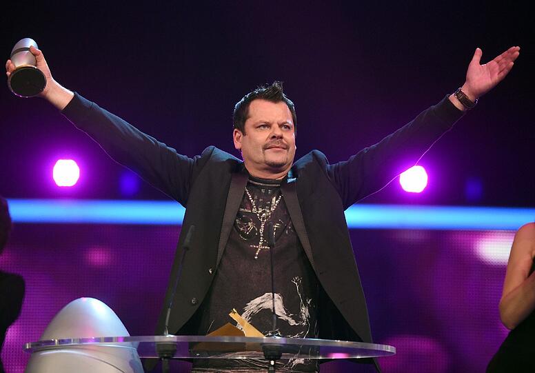 Ingo Appelt freut sich über den Preis in der Kategorie "Beste Comedy Show".