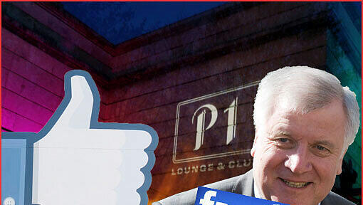 Horst Seehofer feiert am 8. Mai im P1 eine Facebook-Party - die Piraten "likens", die Grünen finden's nicht so gut. Horst Seehofer feiert am 8. Mai im P1 eine Facebook-Party - die Piraten "likens", die Grünen finden's nicht so gut.