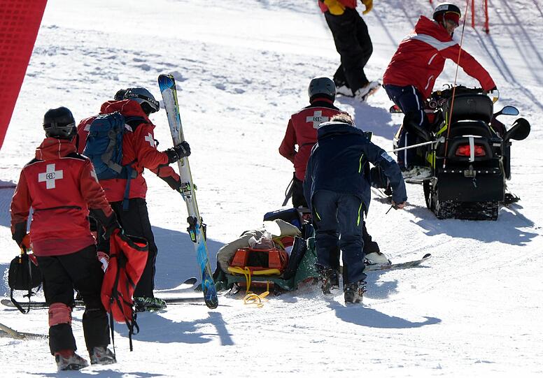 Der Tscheche Ondrej Bank ist bei den alpinen Ski Weltmeisterschaften in den USA schwer gestürzt.