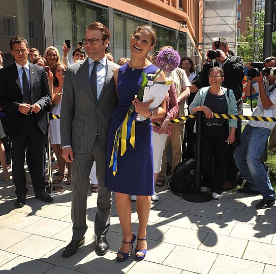 Tag zwei für das schwedische Prinzenpaar in München. Die Bilder.