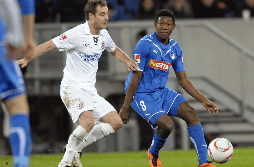23. Januar 2011: Zwischenstation Hoffenheim. Alaba spielt leihweise für die TSG 1899 - und erzielt mit seinem Treffer zum 2:2 im Heimspiel gegen St. Pauli sein erstes Bundesliga-Tor.