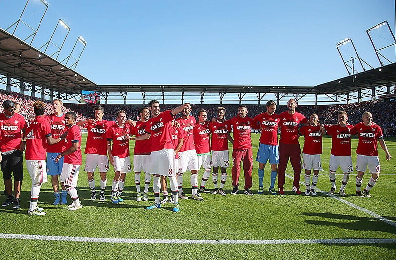 In Ingolstadt feierten die Bayern ihre vierte Meisterschaft in Folge - zumindest ein bisschen. Die Bilder.