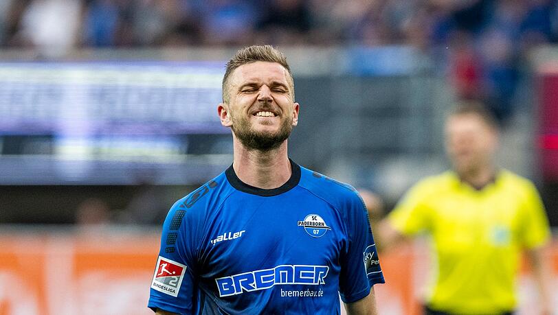 Dennis Srbeny im Einsatz für den SC Paderborn.